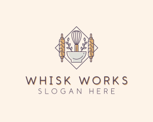 Whisk Confectionery Baker logo design