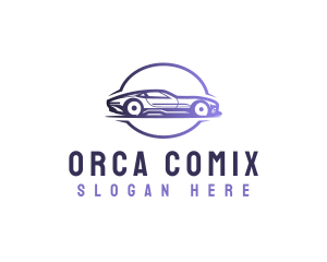 Drag Racing - Auto Sports Car logo design