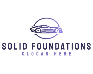 Road Trip - Auto Sports Car logo design