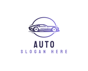 Auto Sports Car logo design