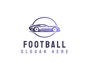 Supercar - Auto Sports Car logo design