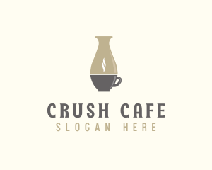 Pottery Coffee Cafe logo design