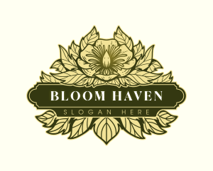 Tulip Flower Garden logo design