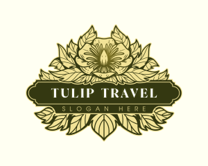 Tulip Flower Garden logo design