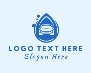 Washing - Droplet Car Garage logo design