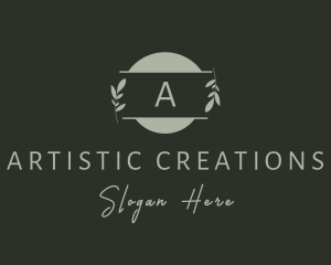 Creations - Nature Plant Leaf logo design