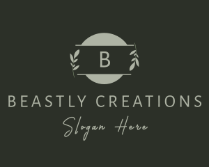 Nature Plant Leaf logo design