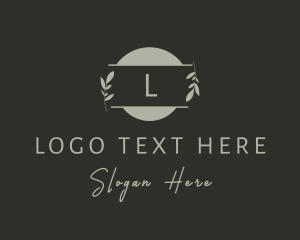 Vegan - Nature Plant Leaf logo design