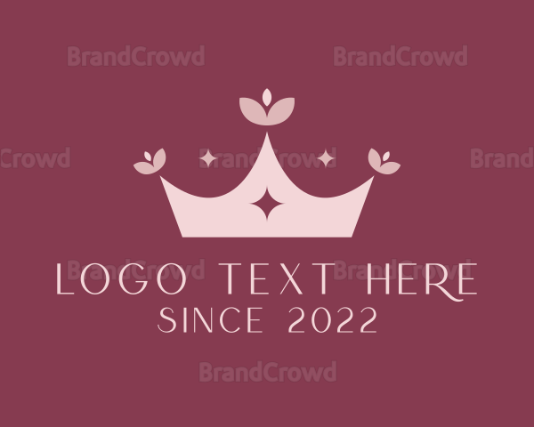 Flower Beauty Tiara Logo
