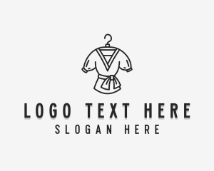 Hanger - Bathrobe Fashion Clothing logo design