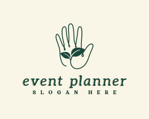Gardener Hand Plant Logo