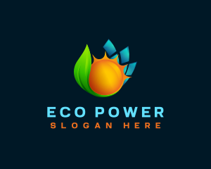 Renewable - Sun Energy Solar logo design