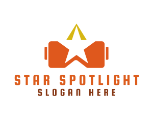 Star VR Goggles logo design