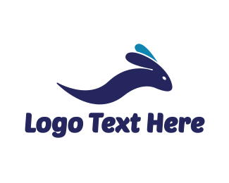 Blue Bunny Gamer Logo Brandcrowd Logo Maker