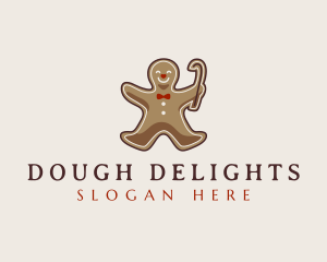 Dough - Sweet Gingerbread Cookie logo design