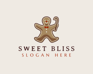 Sweet Gingerbread Cookie logo design