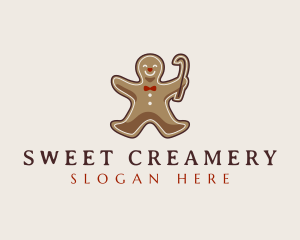 Sweet Gingerbread Cookie logo design