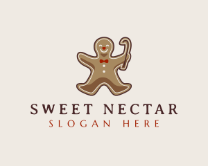 Sweet Gingerbread Cookie logo design