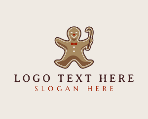 Food - Sweet Gingerbread Cookie logo design