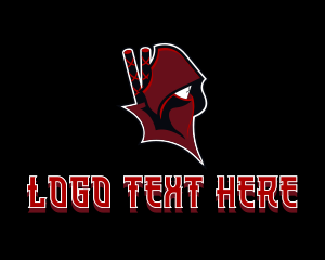 Hood - Ninja Warrior Gaming logo design