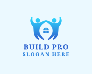 Support - People House Realty logo design