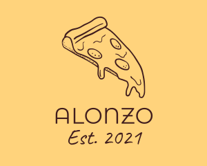 Pizzeria Pizza Slice  logo design