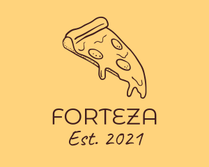 Pizzeria Pizza Slice  logo design