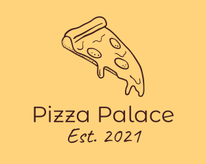 Pizza - Pizzeria Pizza Slice logo design