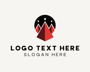 Startup - Triangle Pyramid Structure logo design