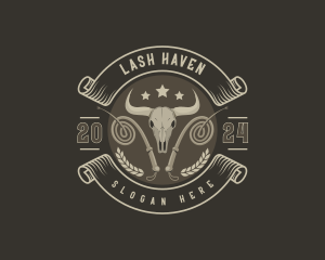 Bison Whip Ranch logo design