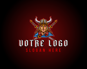Viking Warrior Gaming Logo