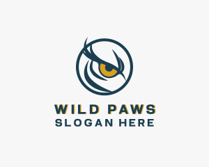 Wild Animal Eye Lens logo design