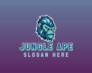 Ape - Gaming Monkey Ape logo design