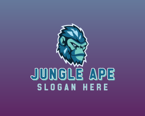 Gaming Monkey Ape logo design