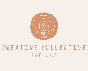 Organic Handmade Candle logo design