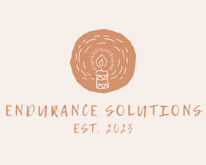 Organic Handmade Candle logo design