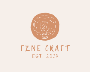 Organic Handmade Candle logo design