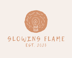 Organic Handmade Candle logo design