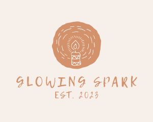 Organic Handmade Candle logo design