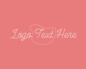 Lettering - Beauty Cosmetics Feminine logo design