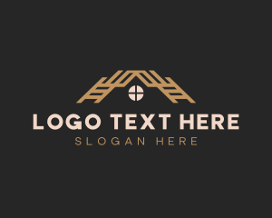 Roofing - Renovation House Roofing logo design