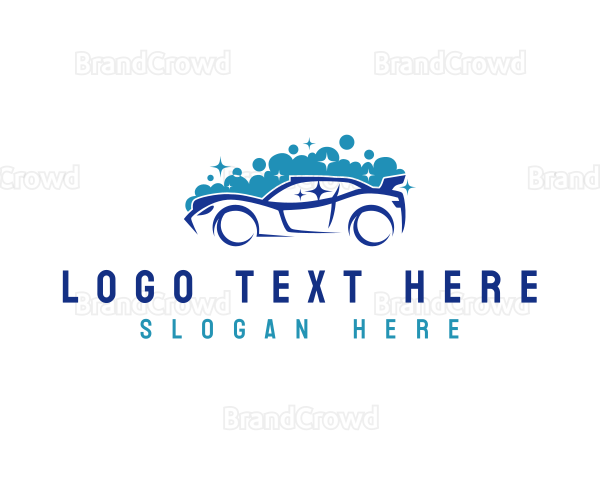 Automotive Car Wash Detailing Logo