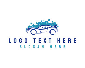 Sedan - Automotive Car Wash Detailing logo design