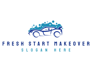 Automotive Car Wash Detailing logo design