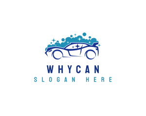 Sedan - Automotive Car Wash Detailing logo design