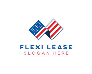 USA American Flag logo design