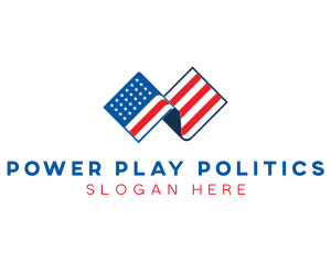 Politics - USA American Flag logo design