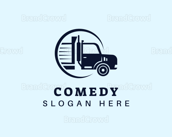 Freight Delivery Truck Logo