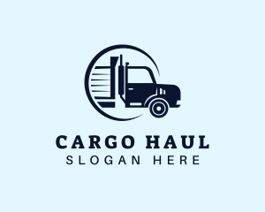 Freight Delivery Truck logo design