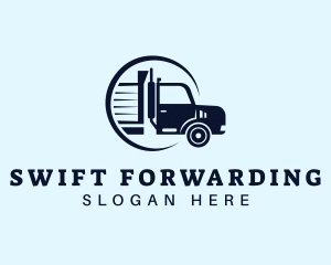 Freight Delivery Truck logo design